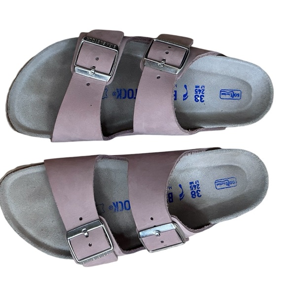 Birkenstocks pink suede sandals - Picture 2 of 7